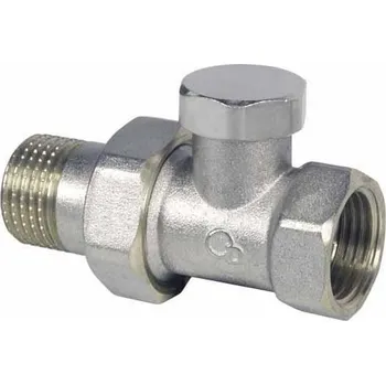 Ventil V&amp;G 408D DN10 - 3/8" Radiátorové regulační šroubení přímé 408138