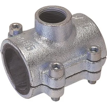 Vodovodní potrubí GEBO QUICK ANB - třmen s navrtávkou DN32 (5/4&quot; trubka 42,4 mm) x 3/4&quot; 01.261.28.0402