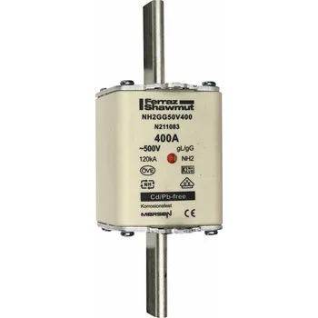 Mersen NH 2 400A gG pojistka nož.