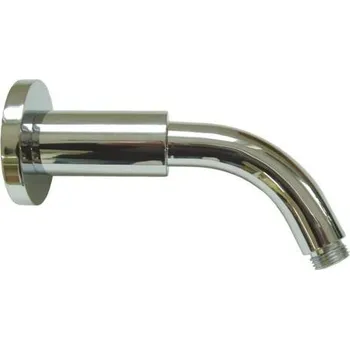 Sprchový panel PAFFONI Stěnové ramínko sprchové trysky LUX - délka 17cm KULATÉ, CHROM 8312417