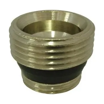 Fitinka V&amp;G Topenářská redukce 1/2" x 3/4" s eurokonusem a okroužkem - MOSAZ 4231234