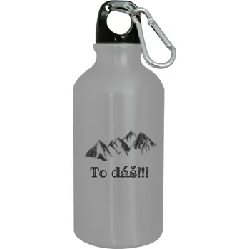 Sportovní kovová láhev s potiskem To dáš!!!