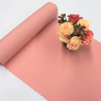 Teflonová šála v metráži - 3135 - starorůžová 38 zakončení vlnkou