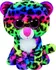 Plyšová hračka Ty Beanie Boos Dotty barevný gepard 15 cm