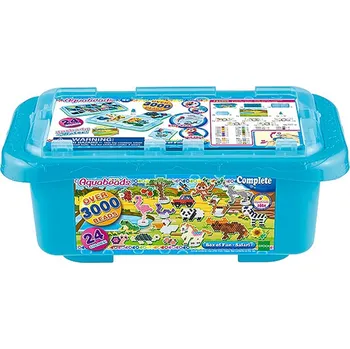 AquaBeads Safari kufřík plný zábavy kreativní sada AquaBeads Safari kufřík plný zábavy