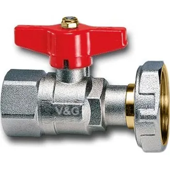 Vodovodní potrubí V&amp;G Kulový kohout 1" s převlečnou matkou 6/4" k čerpadlu, PN30 1250164