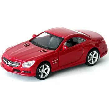autíčko Recenze Maisto Mercedes Benz SL 500 Hard Top červený 1:32/44