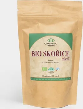 Koření Ecce Vita Organic India Bio skořice pravá cejlonská mletá 100 g