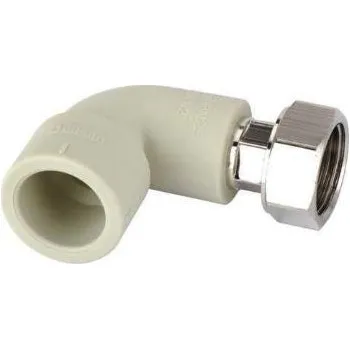 Vodovodní potrubí AQ Plast PPR Koleno 90° s převlečnou maticí 25 x 3/4" (SKOM02525X) 6238K2534