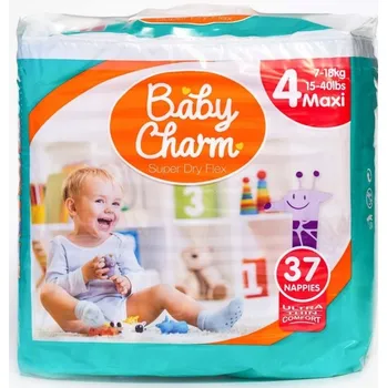 jednorázová plena Ontex Turnov Rodinné balení Baby Charm 4 7-18 kg 37 ks