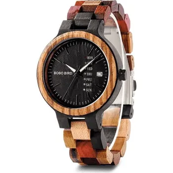 Hodinky Blingstar Dámské dřevěné hodinky Bobo Bird - Wood Tiara 16/87