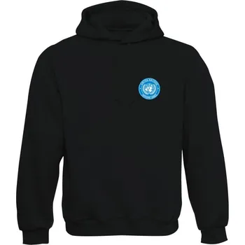 Pánská mikina Mikina s kapucí UN - černá