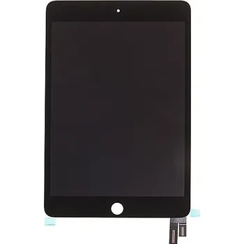 Náhradní LCD panel + přední dotykové sklo (touch screen) pro Apple iPad mini 4 - černý - kvalita A+