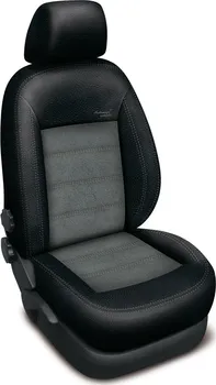 Potah sedadla Automega Nissan Pathfinder III 2004 7 míst kožené černošedé