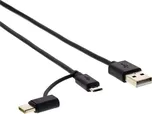 Sencor USB 2.0 A/M-Micro B/C 1,5 m