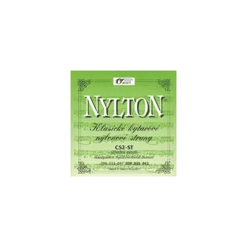Struna pro kytaru a smyčcový nástroj GORSTRINGS - Bohumil Gorčík Nylton CS4-SB (.028 - .043), nylon - sada, černý nylon, střední pnutí