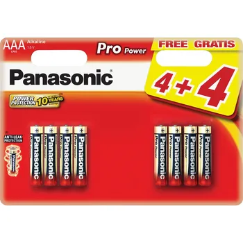 Článková baterie Panasonic LR03 8BP AAA 8 ks