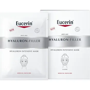 Pleťová maska Eucerin Hyaluron-Fille hyaluronová intenzivní maska 4 ks