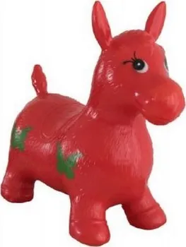 Hopsadlo Teddies Hopsadlo kůň skákací gumový červený
