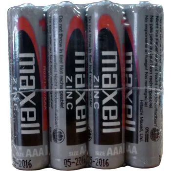 Článková baterie Maxell Zinc R03 4S AAA 4 ks
