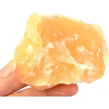 Přírodní kámen Kalcit oranžový surový 282g