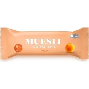 Čokoládová tyčinka Tyčinka müsli bez cukru - meruňka - Tekmar 30g