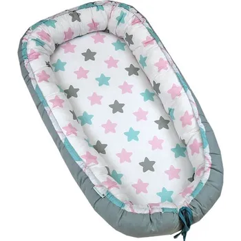 Hnízdečko pro miminko Babyrenka Hnízdo Stars grey