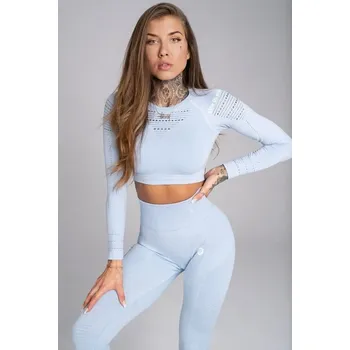 Dámské tričko Gym Glamour Crop-Top Dream Blue