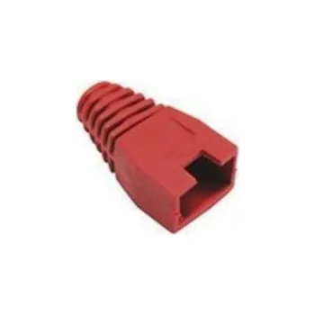 kabelová chránička OEM Ochrana Návlek na plug RJ45 s výřezem - červený 506540