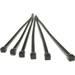 MAGG TS76300R Pásek stahovací rozepínací, 300 x 7,6mm, černý, nylon, balení 25ks