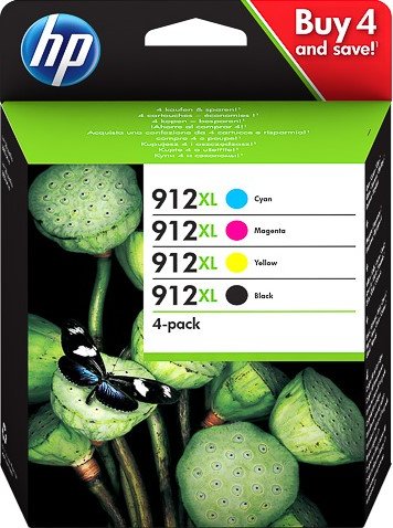 Cartridge HP 912XL - 3YP34AE kompatibilní černá/azurová/purpurová/žlutá  Toner1