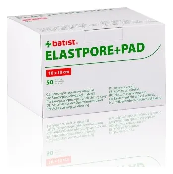 Zdravotnický materiál Jiaxing Fuluo Medical Supplies Co., Ltd Náplast Elastpore + PAD sterilní balení: 10 x 10 cm, 50 ks
