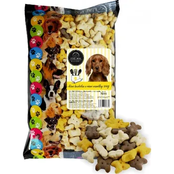 Pamlsek pro psa Fine Dog Bakery Mini kostička s vůní vanilky 500 g