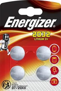 Článková baterie Energizer Li CR2032 4BP 4 ks