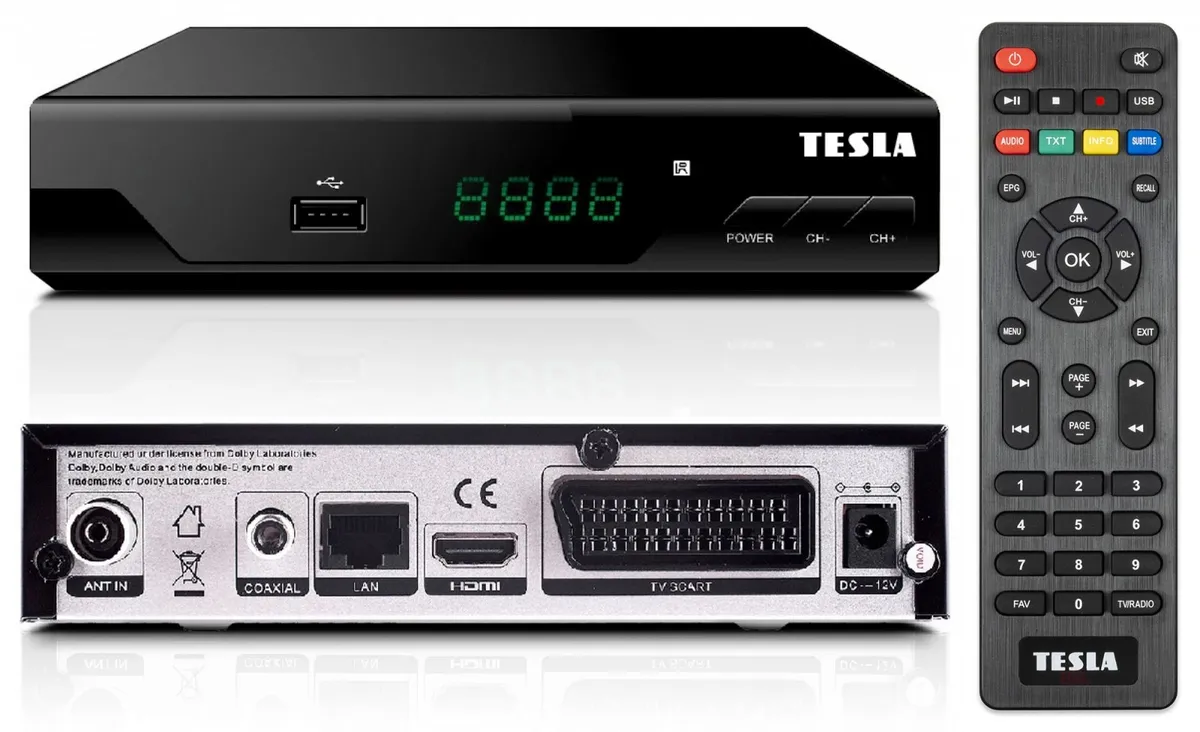 Tesla TE-310 set top box ovladač