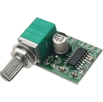 Hi-Fi Zesilovač Dvoukanálový stereo zesilovač PAM8403 s regulací hlasitosti (2x3W, třída D)