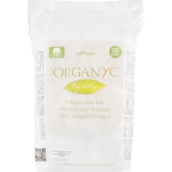 Kosmetický tampón Organyc odličovací tampony 100 ks