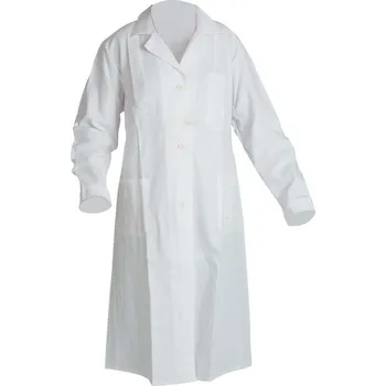 Gastro oděv BRUDRA Plášť bavl. s dl. rukávem dámský bílý vel. 48