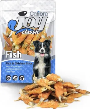 Pamlsek pro psa Calibra Joy Dog Classic Fish/Chicken Slice 80 g