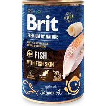 Krmivo pro psa Brit Premium by Nature Adult Fish/Fish Skin