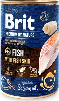 Krmivo pro psa Brit Premium by Nature Adult Fish/Fish Skin