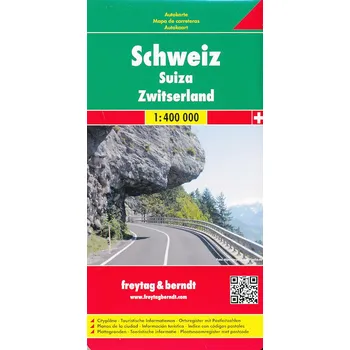 Autokarte: Schweiz 1:400 000 - Freytag & Berndt [CS] (2016)