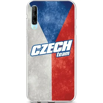 Pouzdro na mobilní telefon Kryt Huawei P Smart Pro silikon Czech Team (obal neboli pouzdro na Huawei P Smart Pro)