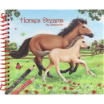 omalovánky Horses Dreams 3D - Depesche (2018, měkká)
