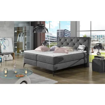 Nábytek ImportWorld Postel Salo Boxsprings 140x200 (Barva čalounění: Alova 04)