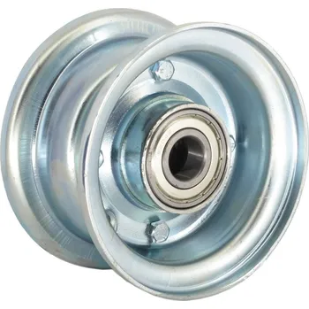 Kolečko Feba Disk 4", kovový dělený, kuličkové ložisko délka 50 mm