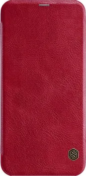 Pouzdro na mobilní telefon Nillkin Qin Book pro Samsung Galaxy J6+ červené