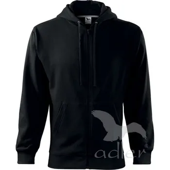 Pánská mikina MALFINI Mikina pánská 410 Trendy Zipper celopropínací, černá 01, vel. XXL