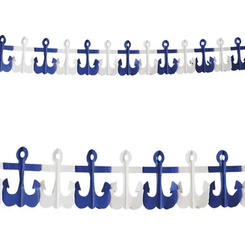 Karnevalový doplněk Widmann Námořnická girlanda Kotva 3 m