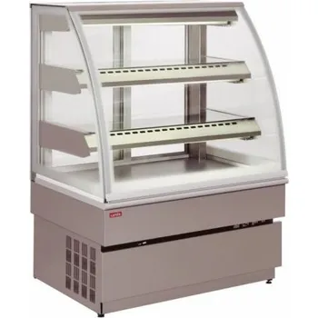 Vinotéka Vitrína chladící statická Georgia 3 nerezová, 150 cm, cukrářská Sleva 16523Kč